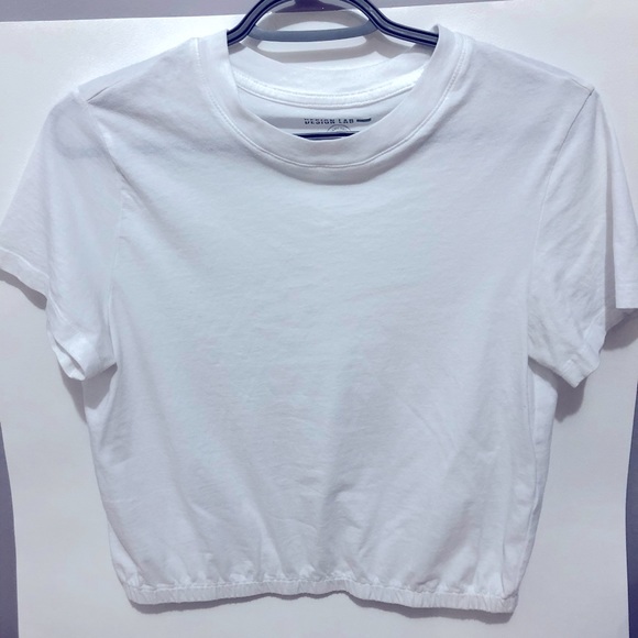 White Crop Top Designer Lab - Picture 1 of 1